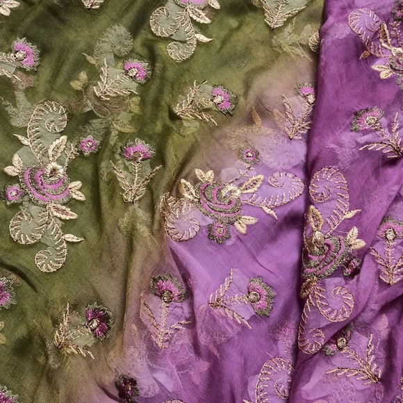 Pure Chiffon Dupatta - Picture 11 of 12